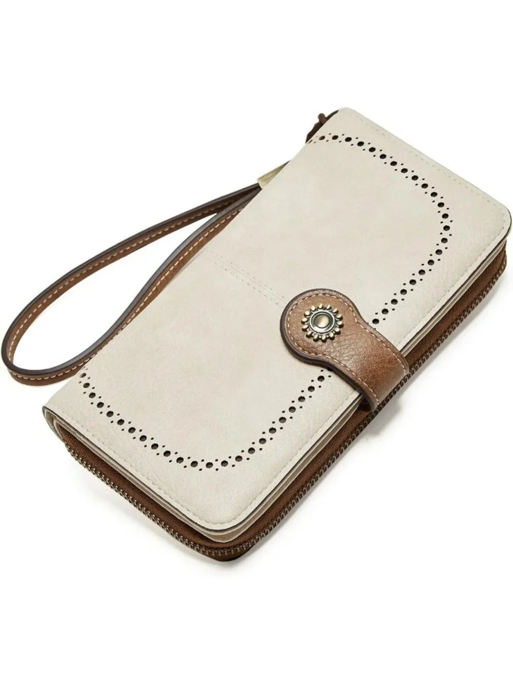 Stylish RFID Blocking Leather Wallet for Women - Large Capacity Card Holder